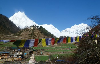 Manaslu depuis Lho