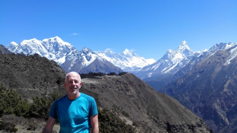 Point de vue sur l'Everest et l'Ama Dablam